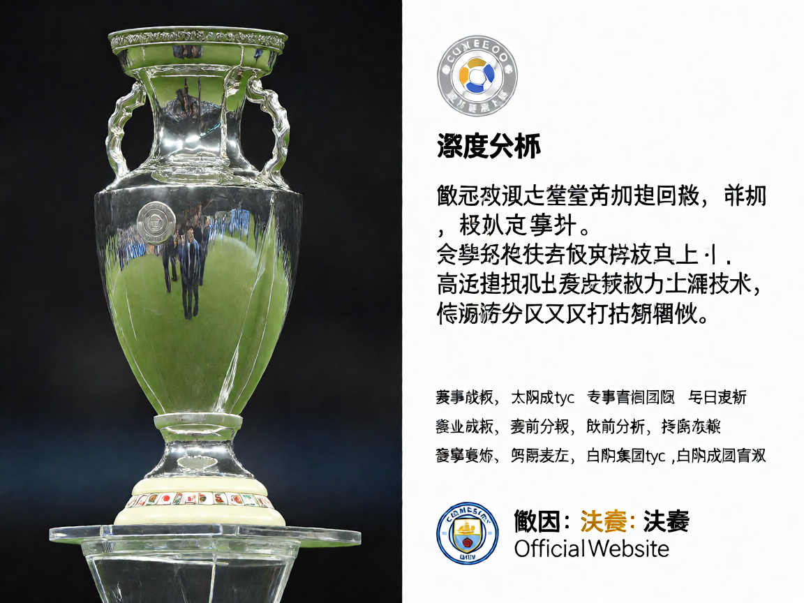 欧冠奖杯特写，象征欧洲足球最高荣誉